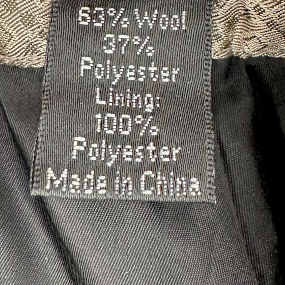 J.Crew Gray Flat Front Wool Blend Lined Formal Classic Trousers Pants Size‎ 4 - Picture 6 of 10